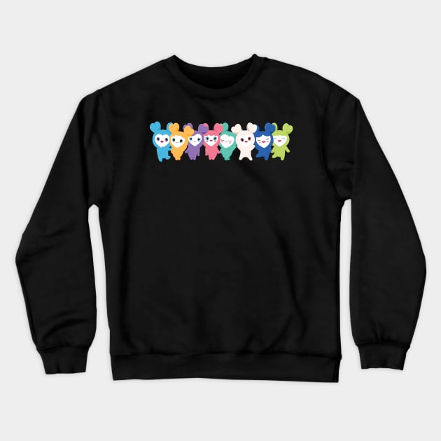 Twice Lovely (all members) Crewneck Sweatshirt by luluartAneesha